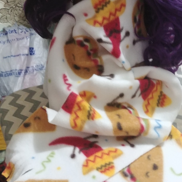 🌮Handmade Happy Taco Print EarWarmer Set - Picture 6 of 9